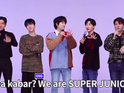 Kocak! Super Junior Ditantang Nyanyi Pakai Bahasa Indonesia