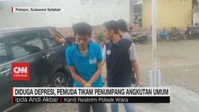 VIDEO: Depresi, Pemuda Tikam Penumpang Angkutan Umum