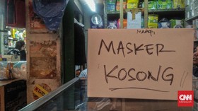 Jokowi Sebut Stok Masker di Indonesia Ada 50 Juta