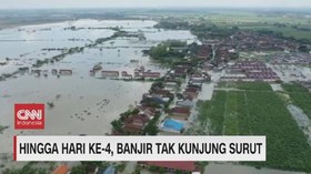 VIDEO: Hingga Hari ke-4, Banjir Tak Kunjung Surut