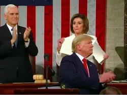 Robek Naskah Pidato Kenegaraan Trump, Ketua DPR AS Banjir Kecaman