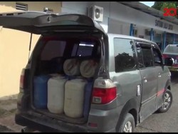 Mobil Berisi Ribuan Liter BBM Diamankan Polisi
