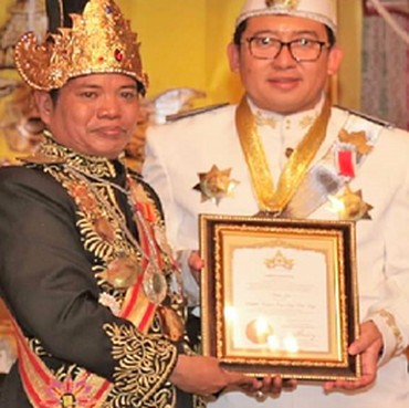 Geger Raja Labok, Ini Fotonya dengan Sri Paduka Fadli Zon