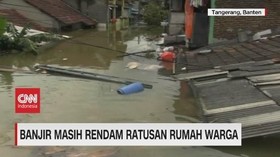 VIDEO: Banjir Masih Rendam Ratusan Rumah di Tangerang
