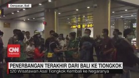 VIDEO: 120 Wisatawan Asal Tiongkok Kembali Ke Negaranya