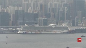 VIDEO: Kapal Pesiar World Dream Dikarantina di Hong Kong