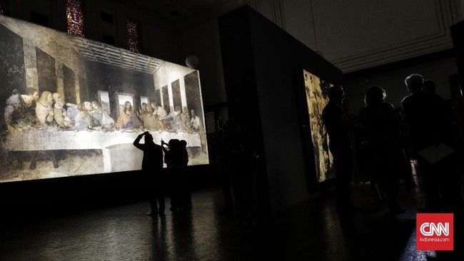 FOTO: Keabadian da Vinci di Pameran Leonardo Opera Omnia