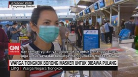 VIDEO: Warga Tiongkok Borong Masker untuk Dibawa Pulang