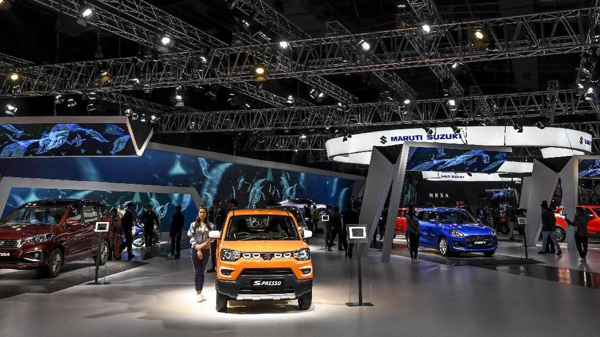 FOTO: Pameran Otomotif di India 'Dihantui' Wabah Corona