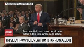 VIDEO: Presiden Trump Lolos dari Tuntutan Pemakzulan