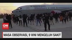 VIDEO: Masa Observasi, 9 WNI Mengeluh Sakit
