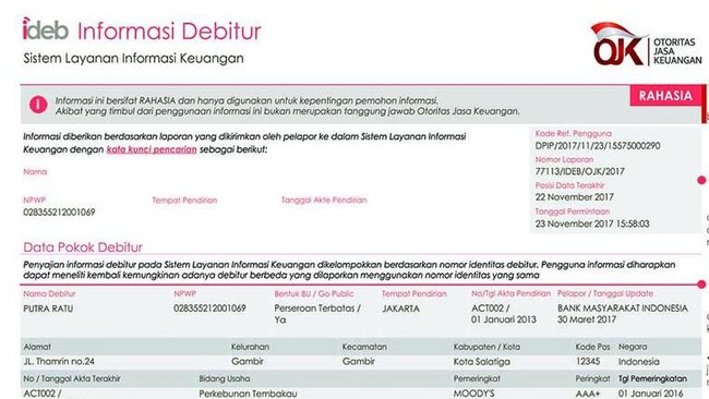 Skor Kredit Jelek? Begini Cara Bersihkan Nama di SLIK OJK