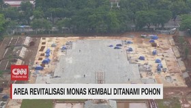 VIDEO: Area Revitalisasi Monas Kembali Ditanami Pohon