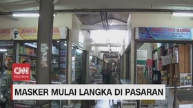 VIDEO: Masker Mulai Langka di Pasaran