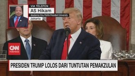 VIDEO: Presiden Trump Lolos Dari Tuntutan Pemakzulan