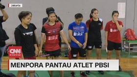 VIDEO: Menpora Pantau Atlet PBSI