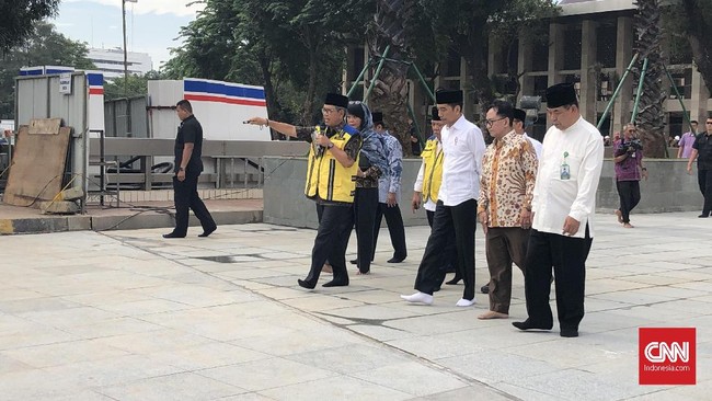 Presiden Jokowi menyetujui proyek terowongan 'silaturahmi' bawah tanah yang menghubungkan Masjid Istiqlal dengan Katedral.