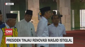 VIDEO: Presiden Tinjau Renovasi Masjid Istiqlal