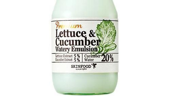 Review: Skin Food Premium Lettuce & Cucumber Watery Emulsion