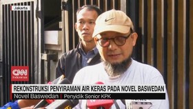 VIDEO: Rekonstruksi Penyiraman Air Keras ke Novel Baswedan
