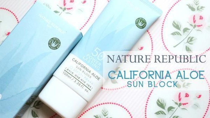 Nature Republic California Aloe Power Lasting Sun Block SPF50 PA+++ (Review)