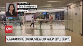 VIDEO: Serangan Virus Corona, Singapura Naikkan Level Oranye