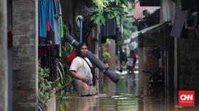 5 RT di Cipinang Melayu Dilaporkan Terendam Banjir 50 Cm