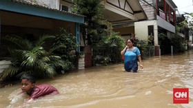 24 RT di Jakarta Terendam Banjir Senin Pagi