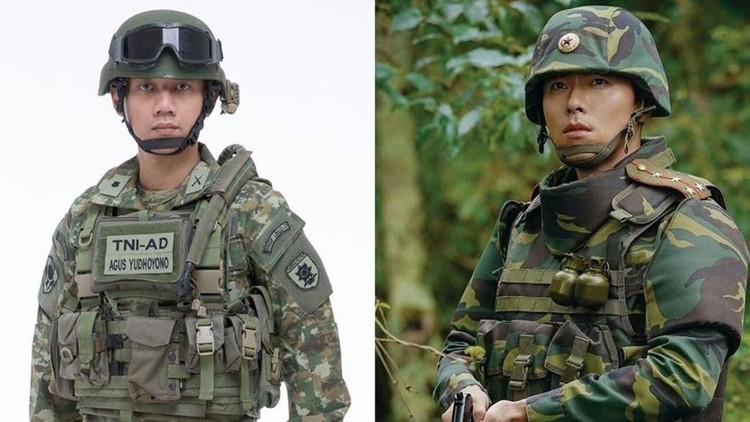 Annisa Pohan kena 'demam' drama Korea Crash Landing on You nih, Bunda. Ia membandingkan suami, AHY dengan pemeran utama di drama tersebut, Hyun Bin lewat foto.