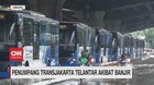 VIDEO: Penumpang Transjakarta Terlantar Akibat Banjir