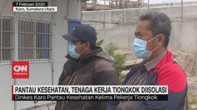 VIDEO: Tenaga Kerja Tiongkok di Sumatera Utara Diisolasi
