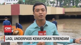 VIDEO: Lagi, Underpass Kemayoran Terendam
