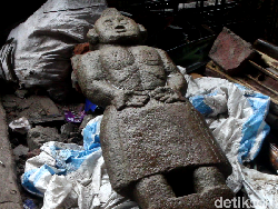 Patung Manusia di Pinrang Dinilai Mirip Nisan Raja-raja