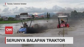 VIDEO: Serunya Para Petani Balapan Traktor