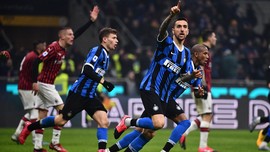 Hasil Liga Italia: Sempat Tertinggal, Inter Tekuk Milan