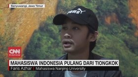 VIDEO: Mahasiswa Indonesia Pulang dari Tiongkok