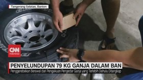 VIDEO: Polisi Ungkap Penyelundupan 79 Kg Ganja Dalam Ban