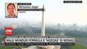 VIDEO: Maju Mundur Formula E 'Ngegas' di Monas