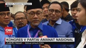 VIDEO: Zulkifli Hasan Kembali Terpilih Jadi Ketua Umum PAN