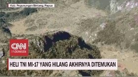 VIDEO: Heli TNI MI-17 yang Hilang Akhirnya Ditemukan