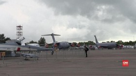 VIDEO: 'Dibayangi' Virus Corona, Singapore Airshow 2020 Sepi