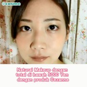 Natural Makeup dengan total di bawah 5000 Yen dengan produk Cezanne