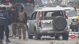 VIDEO: Bom Bunuh Diri di Akademi Militer Afganistan, 6 Tewas
