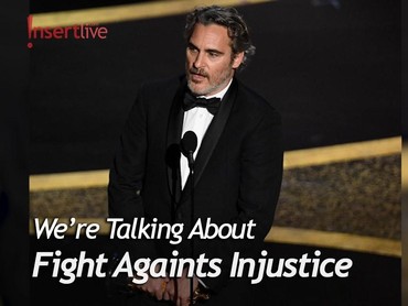 Menang 'Best Actor' di Oscar, Joaquin Phoenix Beri Pidato yang Menyentuh
