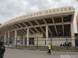 Jelang Persib Vs Barito Putera, Stadion Si Jalak Harupat Sepi