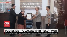 VIDEO: Polres Metro Jaksel Raih Rekor Muri