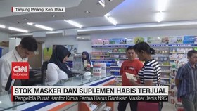 VIDEO: Stok Masker dan Suplemen di Natuna Habis Terjual