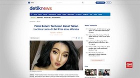 VIDEO: Polisi Belum Putuskan Lucinta Luna di Sel Pria/Wanita