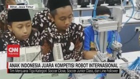 VIDEO: Anak Indonesia Juara Kompetisi Robot Internasional