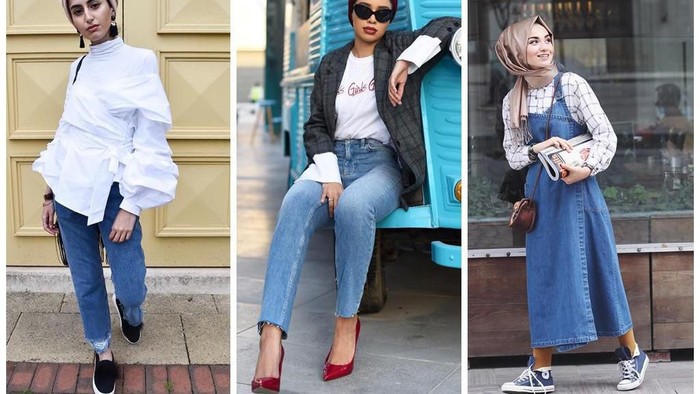 Hijabers, Cobain yuk Mix and Match Denim Untuk Tampilan yang Lebih Hits